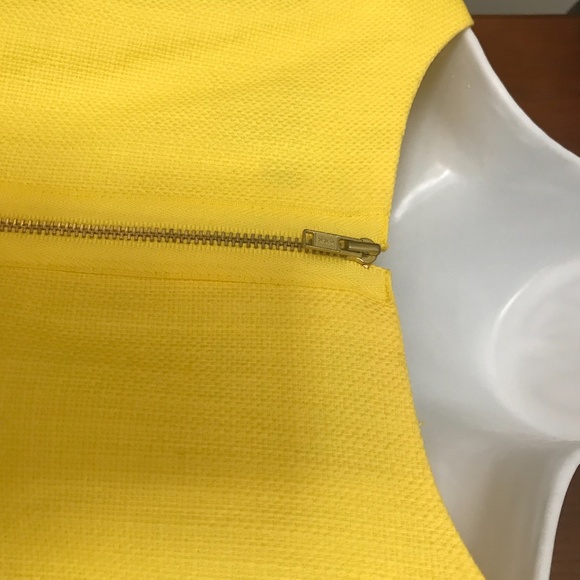 J. Crew yellow cotton summer dress, Sz 6 - Picture 4 of 8